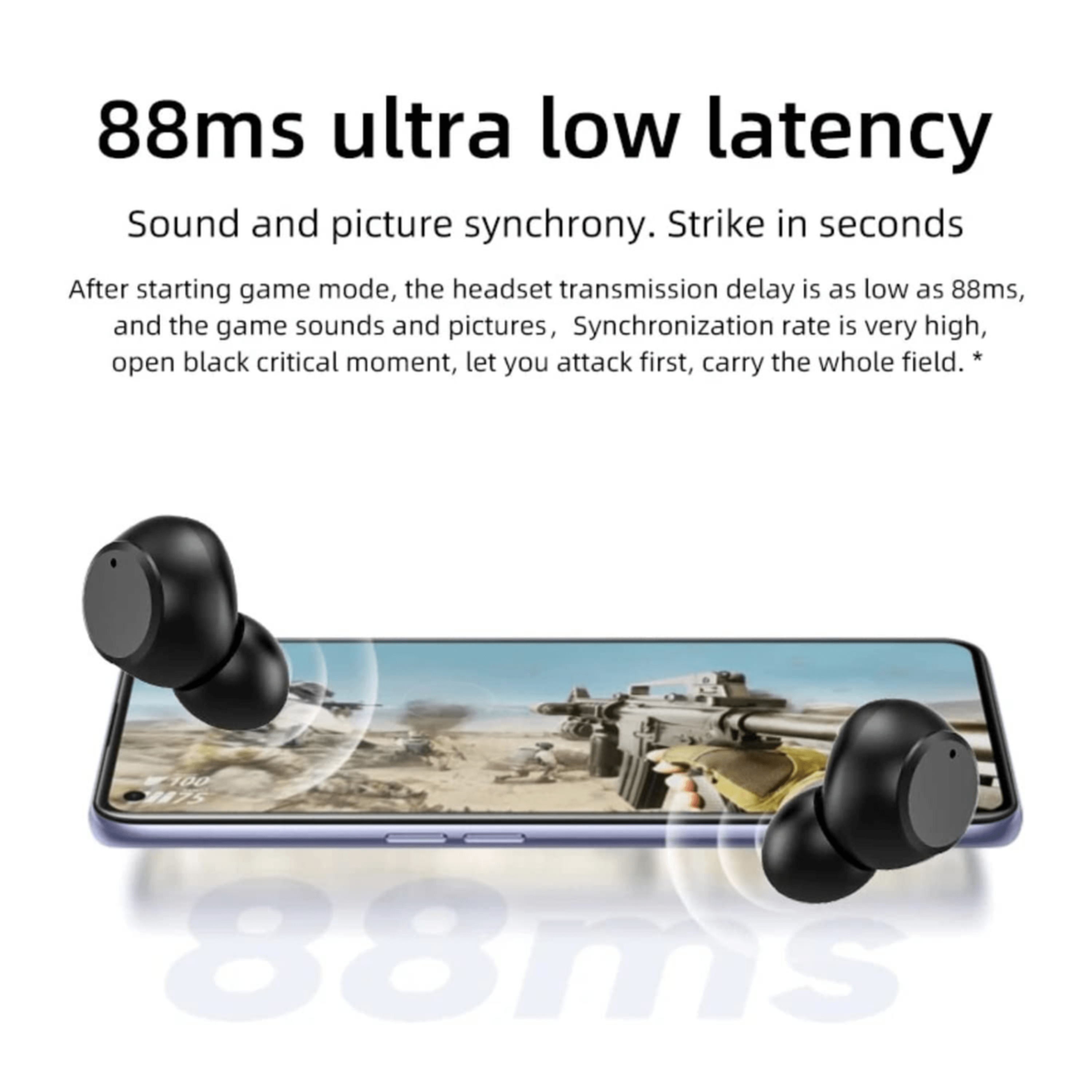 T28 Wireless Earbuds with built in Bluetooth Microphone - True Wireless Earphones - Image 6