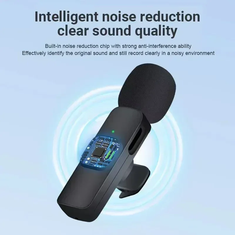K9 Wireless Microphone Dual Mic 3 In 1 for Vloggers, Streamers & Podcasters - High-Quality Audio - Image 4
