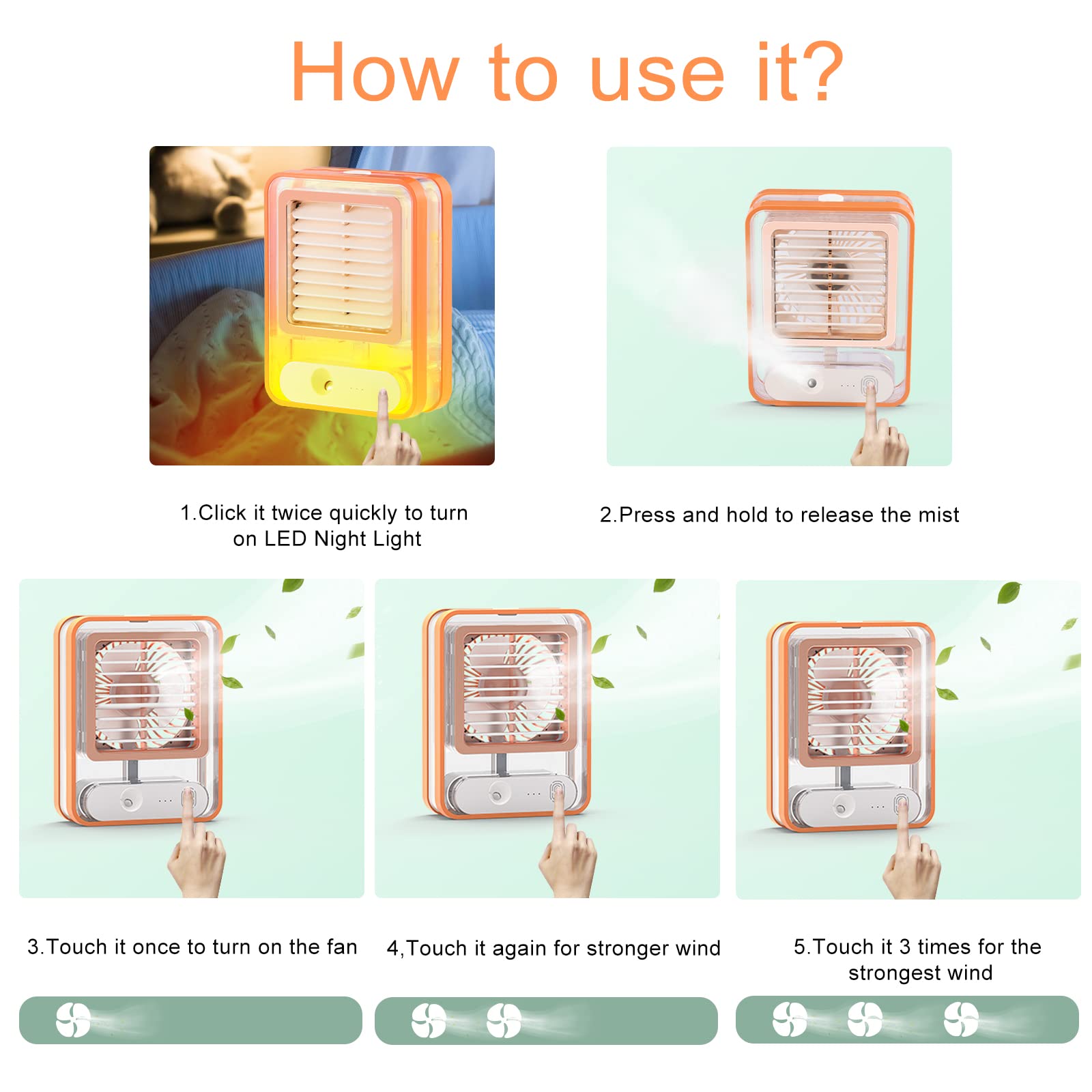 Portable air cooler 