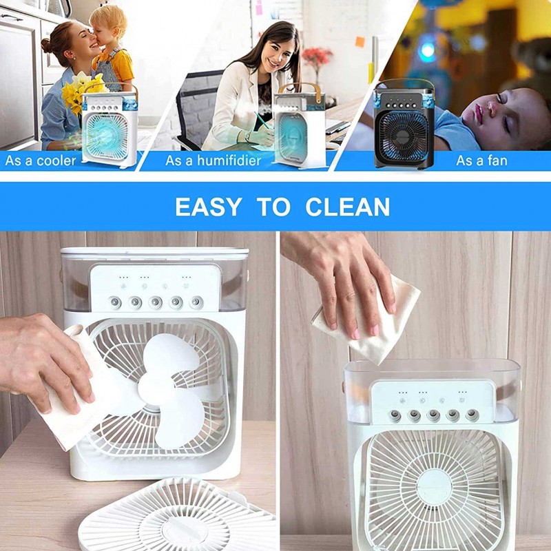 easy to clean and portable mini air cooler
