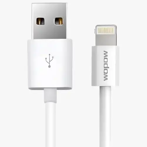 Wopow USB to lightning Cable, Fast Charging Cable for Iphone, 1 Meter Length