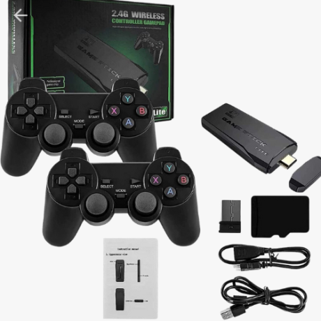 M8 64G HDMI Game Stick Lite Console | 4K Retro Gaming Stick with 10000 and 20000 Games